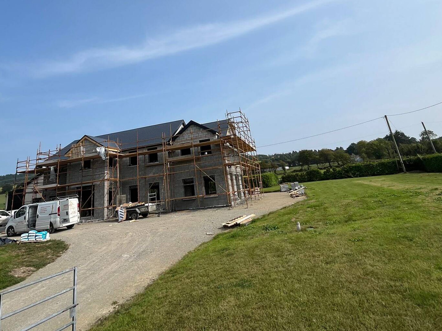 High Prime roofing team working on an Irish property